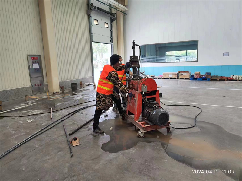 南昌厂房地面下沉塌陷注浆加固施工